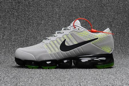 Air VaporMax Flyknit 2018 Grey Green Black-11