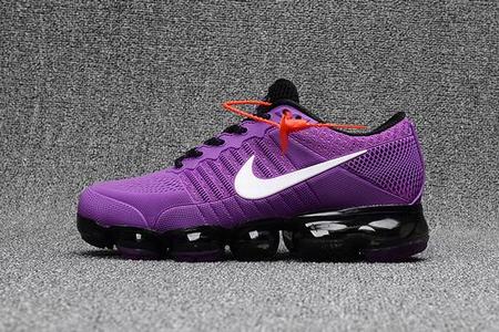 Air VaporMax Flyknit Purple Black Women-2