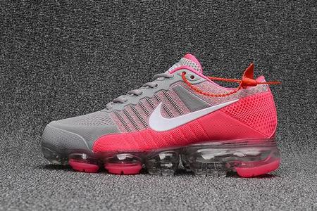 Air VaporMax Flyknit Grey Pink Women-3