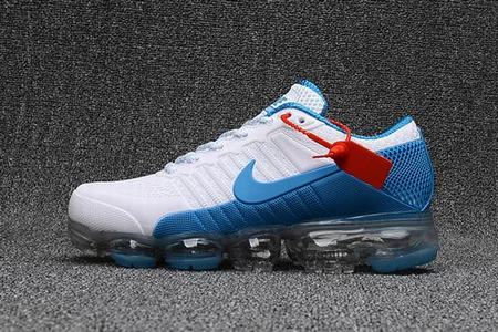Air VaporMax Flyknit White Blue Women-5