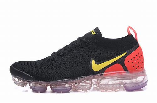 Air VaporMax Flyknit 2 Black Red Yellow-33