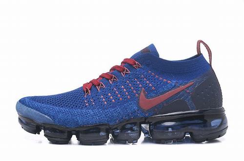 Air VaporMax Flyknit 2 Blue Wine Red-35