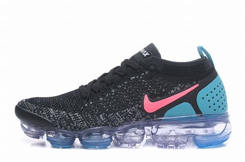Air VaporMax Flyknit 2 Black Blue Pink-42