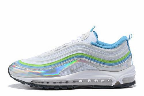 Air Max 97 White-Green Fluorescent Gray