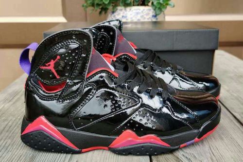 Retro Air Jordan 7 Black Mirror Red