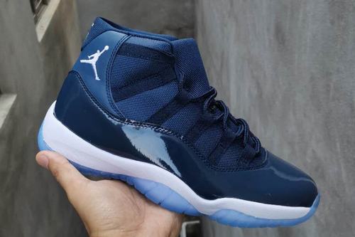 Retro Air Jordan 11 Navy White-189