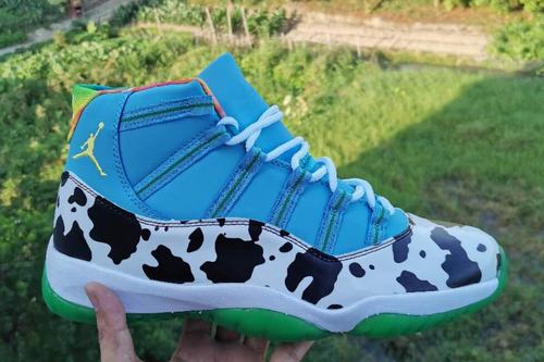 Retro Air Jordan 11 Cow-192