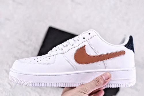 Air Force One Low White Black Velcro-42