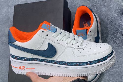 Air Force One Low White Blue-64
