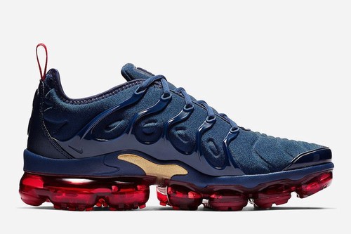 Air VaporMax Plus Navy Wine Red