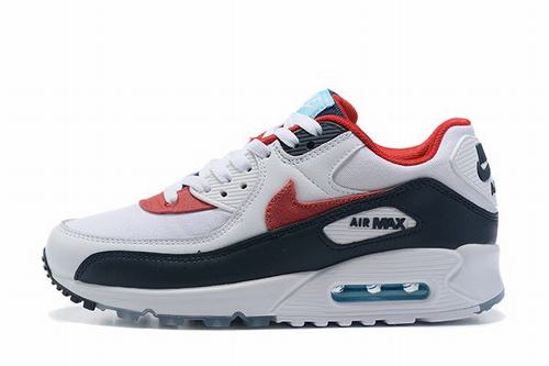 Air Max 90 White Black Red