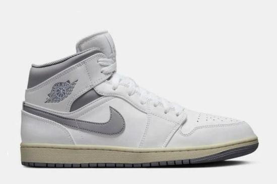 Air Jordan1 Mid Vintage Grey Retro GS