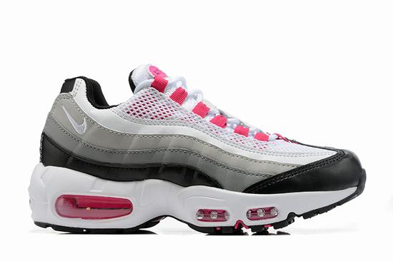 Air Max 95 Grey White Black Pink GS