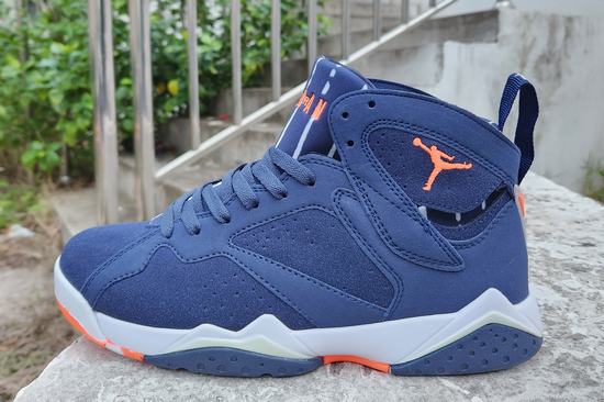 Air Jordan VII(7) Navy White Orange GS