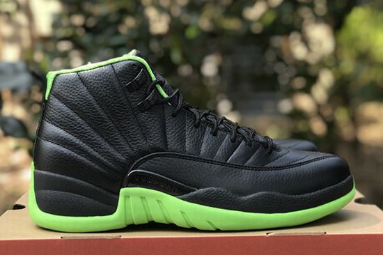 Retro Air Jordan 12 Black Green
