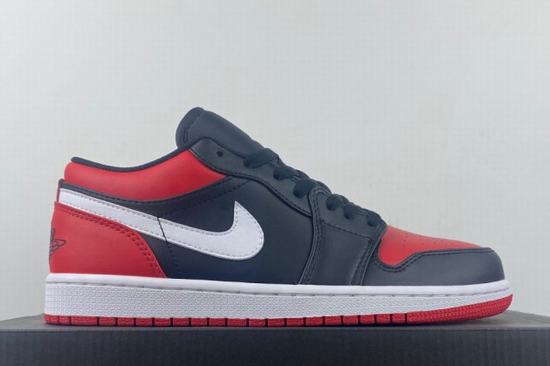 Retro Air Jordan 1 Low Bred Toe