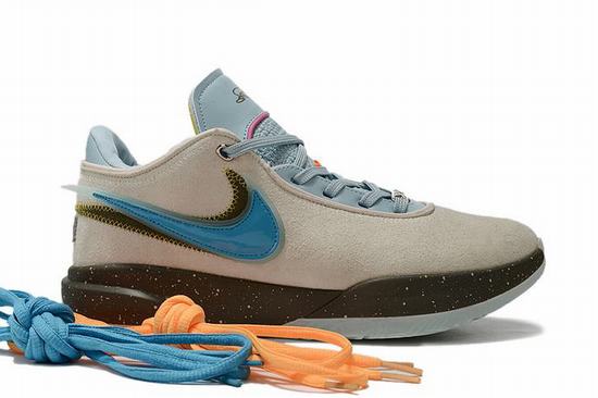 Zoom LeBron 20 Low Grey Blue Black